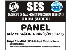 SES'den sağlıkta dönüşüm paneli