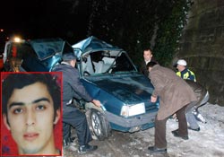 Ordu'da yılbaşında buzlu yol can aldı:3 ölü