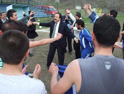 Unyespor'un galibiyet sevinci