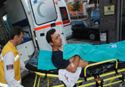 Ünye'de silahlı keserli kavga