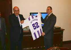 Orduspor'dan vali Kaban'a ziyaret