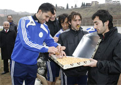 Futbolculara baklava dopingi