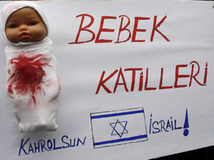 Giresun'dan İsraile sert protesto