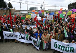 Filistin'e karşı Karadeniz mitingi