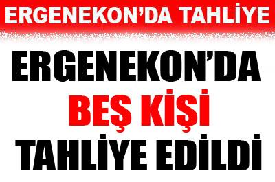 Ergenekon'da 5 yeni tahliye