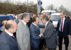 Bakan Günay'a il sınırında karşılama