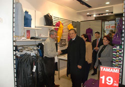 Torun'dan esnafa seçim ziyareti