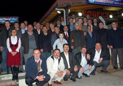 Çamaş ve Bolaman belediyesi yemekte buluştu