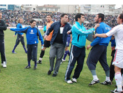 Orduspor-Karabük maçında gerginlik