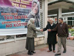 Kadın muhtar adayından ilginç seçim çalışması