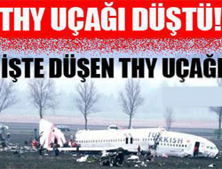 İşte düşen THY uçağı!