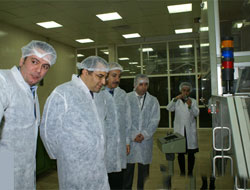 Vali Kaban sanayi gezilerini sürdürüyor