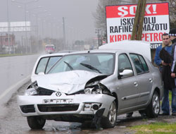 Ordu-Samsun yolunda kaza:1 yaralı