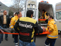 Ordu-Samsun yolunda kaza:2 yaralı