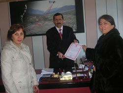 Türk Sağlık Sen yeni binasında