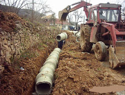 Devlet vatandaş işbirliğiyle kanalizasyon