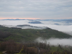 Ordu'da doğa kendi tabolusunu çiziyor