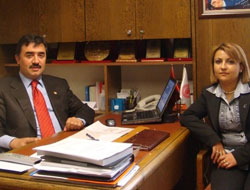 Kadın muhtardan Hamarat'a ziyeret