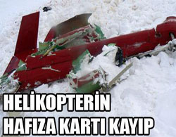 Yazıcıoğlu'nun Helikopterinin Hafıza kartı kayıp