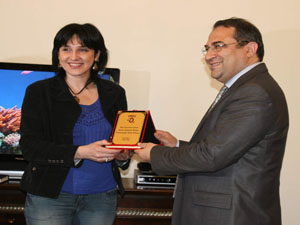 Gürcü bakan yardımcısından Vali Kaban'a ziyaret