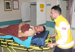 Tarım aracının altında kaldı