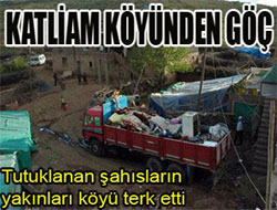 Katliam köyünden göç