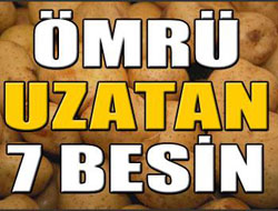 İşte ömrü uzatan 7 besin