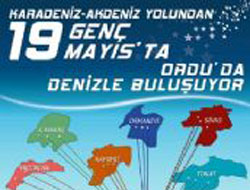 19 Mayısta 19 Genç Karadenizde