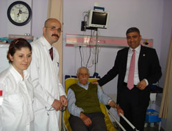 Kaymakam hastane denetledi