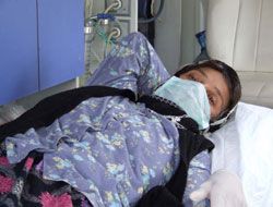 Kene ısıran kadın hastanelik oldu