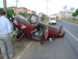 Ordu'da trafik kazası: 2 Yaralı