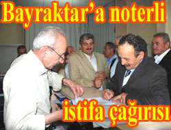 Delegeler Bayraktar'a dur dedi