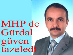 Gürdal yeniden merkez ilçe başkanı