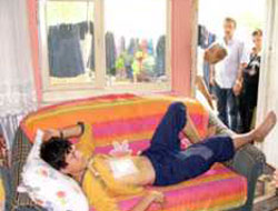 Maganda kurşunu evde buldu!