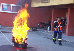 Hastanede Yangın Tatbikatı