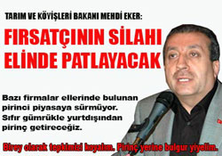 EKER:Pirinç Yerine Bulgur Yiyelim