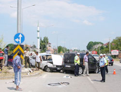 Trafik canavarı havaalanı yolunda yakaladı