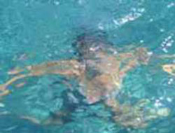 Serinlemek için girdiği gölette boğuldu