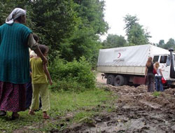 Kızılay'dan Perşembe'ye yardım