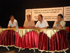 Sendikalardan "Fındığımıza Sahip Çıkıyoruz" paneli