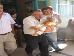 Yanmaktan son anda kurtarıldı