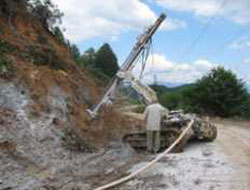 Çambaşı yolu genişletiliyor