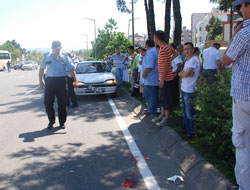 Fatsa'da trafik kazası:1 yaralı