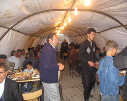 Mesudiye'de ilk iftar çadırı