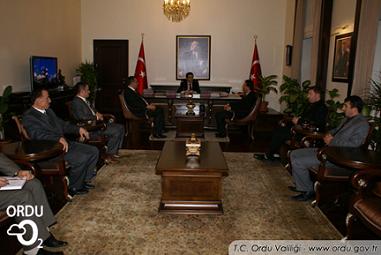 Ünye Gazetecileri Vali ziyaretinde