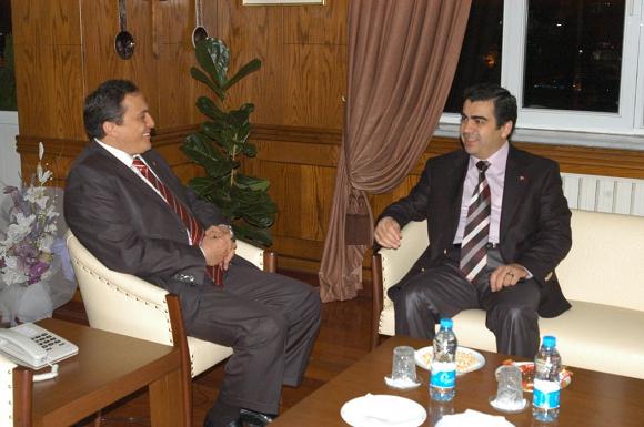 Validen Başkana İadei ziyaret