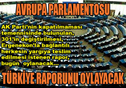 Türkiye Raporu Bugün Oylanacak