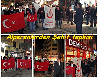 Alperenler Terörü Lanetlediler