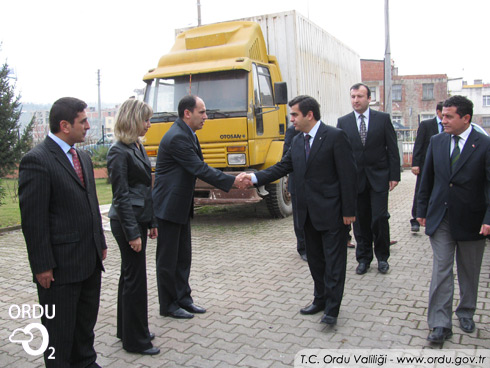 Vali Acil Afet  Durumu gezdi