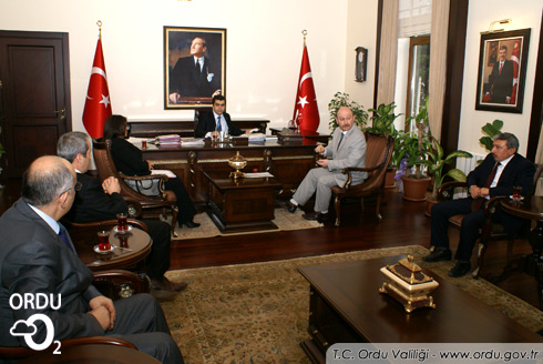 Kamusen'den Valiyi ziyaret